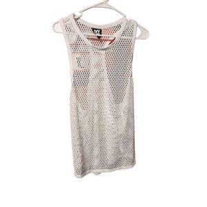 Ivy park M mesh tank top white